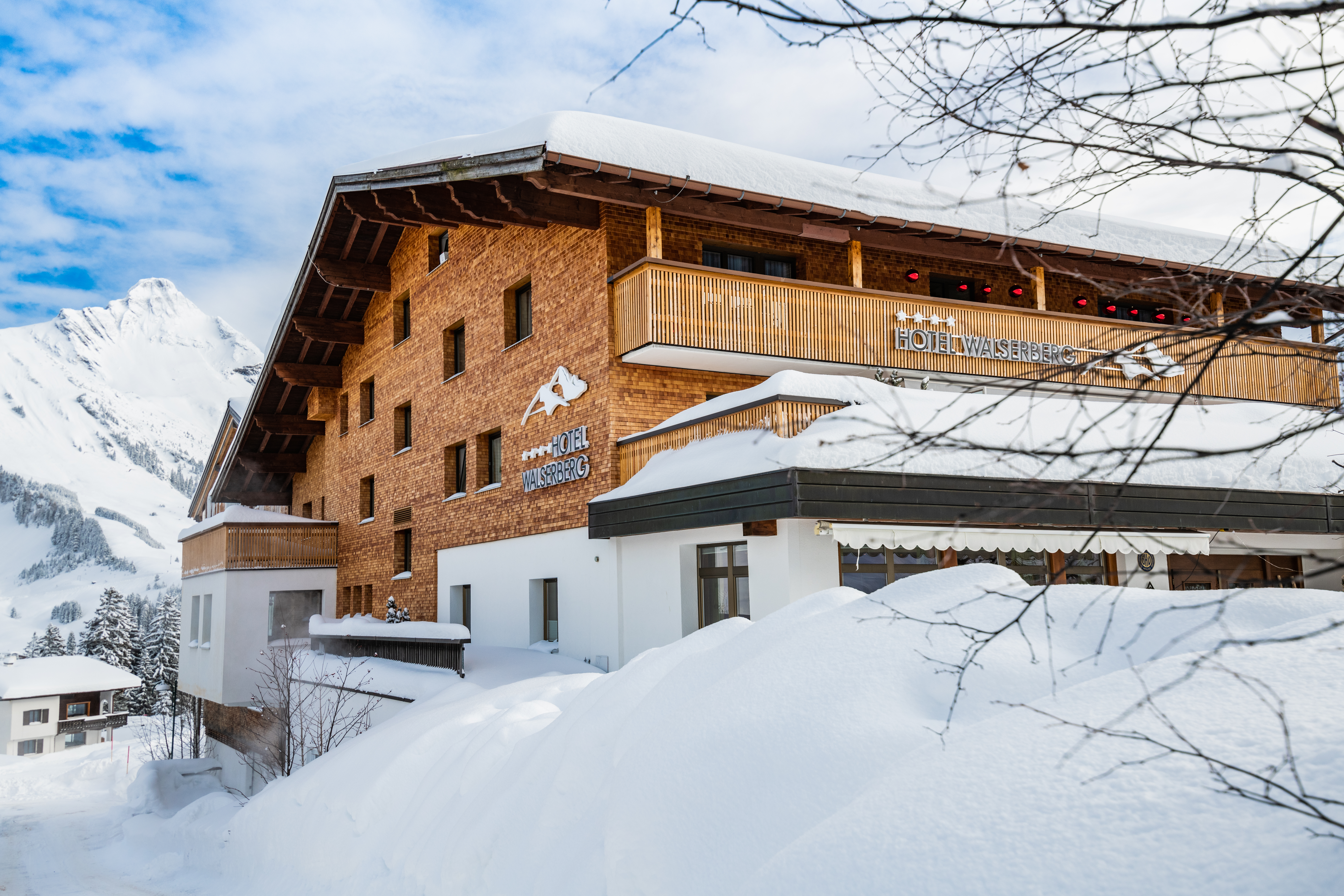 Hotels an der Piste - Vorarlberg - Außenansicht Hotel  - Hotel Walserberg