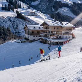 Skihotel: Skiurlaub direkt an der Piste - Ferienwohnungen Perfeldhof