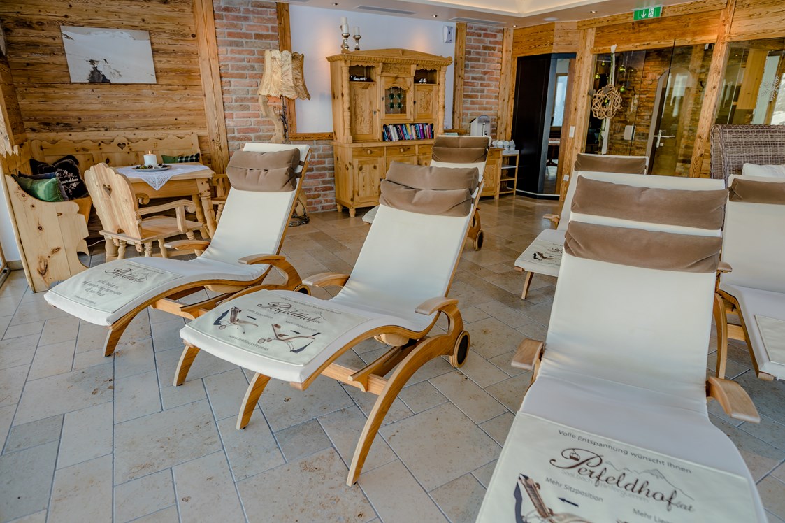 Skihotel: Ruheraum im Sauna-Bereich - Ferienwohnungen Perfeldhof
