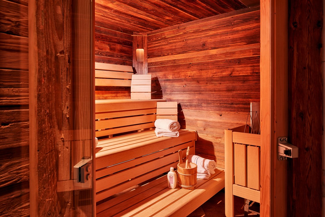 Skihotel: private Sauna in jeder Hütte - Almdorf Flachau
