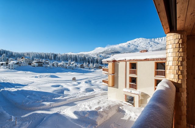 Skihotel: Ausblick vom Zimmer - Bestzeit Lifestyle & Sport Hotel