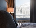 Skihotel: Jedes Zimmer bietet herrlichen Bergblick. - meiZeit Lodge