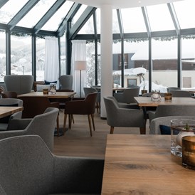 Skihotel: Genussvolles Frühstücken und der Lodge-Lounge - meiZeit Lodge