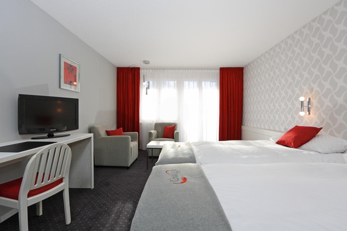 Skihotel: Standard Doppelzimmer - Hotel Steinmattli