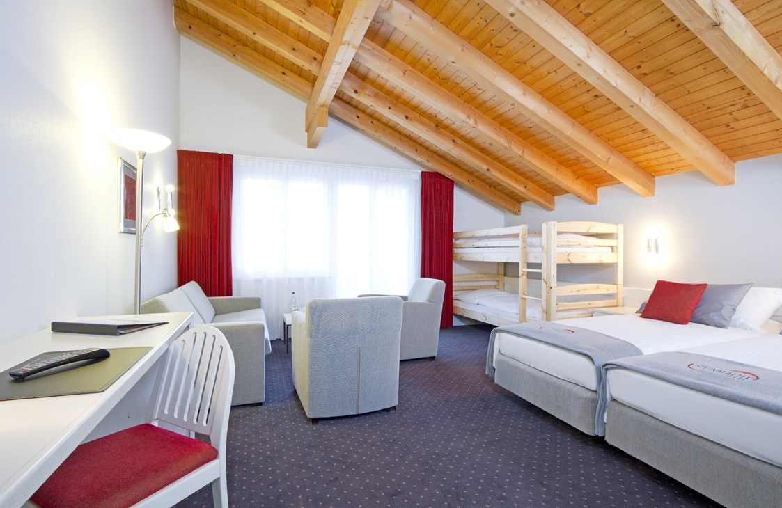 Skihotel: Familienzimmer - Hotel Steinmattli