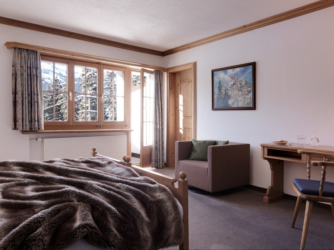 Skihotel: Neu renoviertes Doppelzimmer - Hotel Dieschen