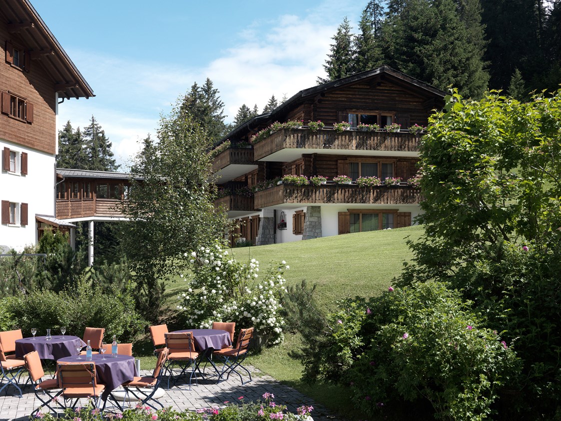 Skihotel: Gartenterrasse - Hotel Dieschen