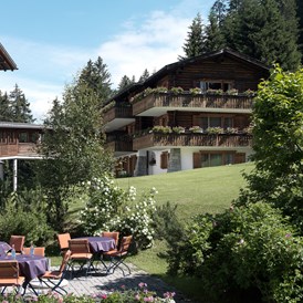 Skihotel: Gartenterrasse - Hotel Dieschen