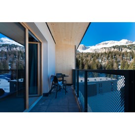 Skihotel:  Balkon Deluxe Zimmer - Sports&Nature Hotel Boè