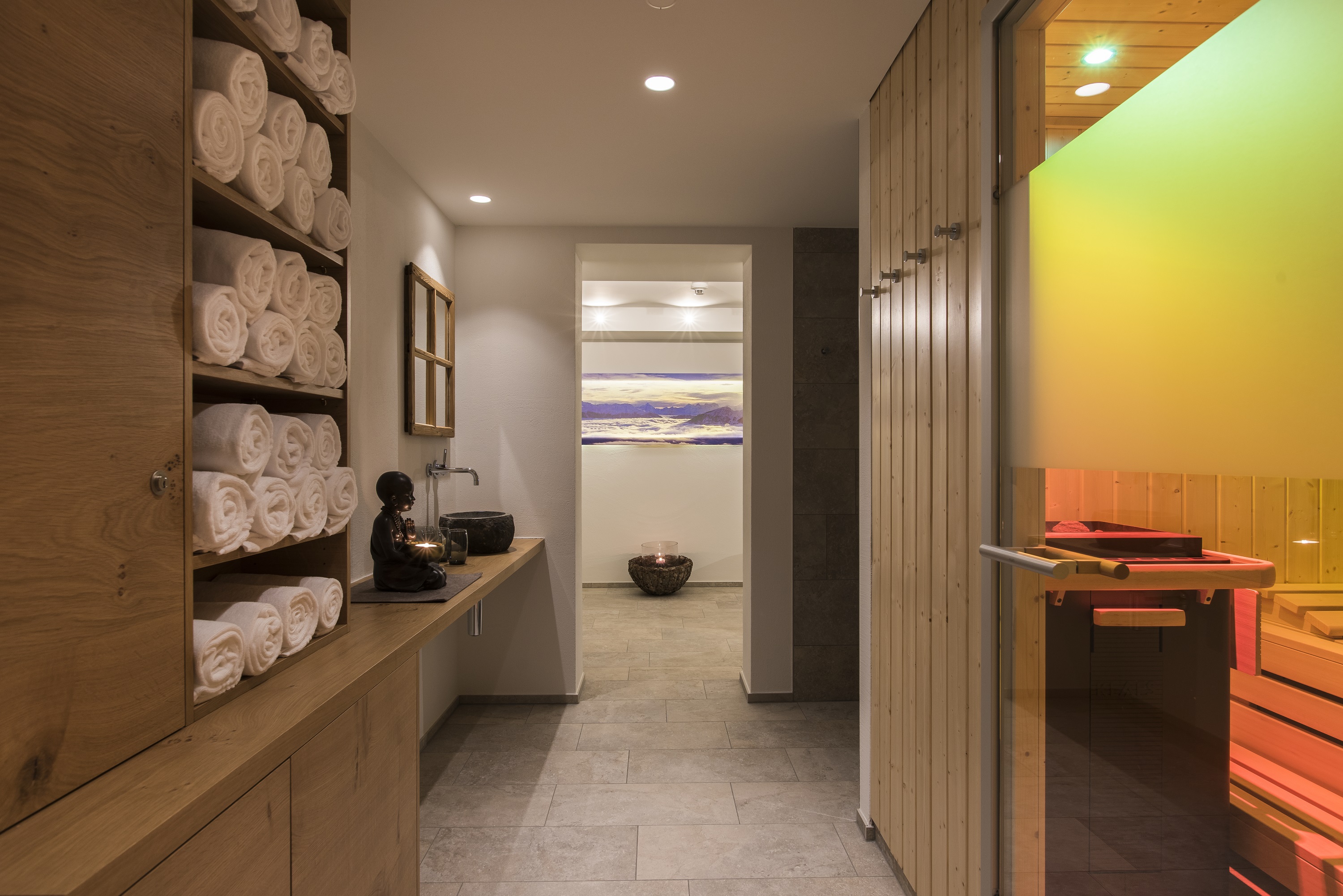 Skihotel: Sauna Berghotel Tgantieni Lenzerheide - Berghotel Tgantieni