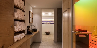 Hotels an der Piste - Hotel-Schwerpunkt: Skifahren & Ruhe - Rueun - Sauna Berghotel Tgantieni Lenzerheide - Berghotel Tgantieni