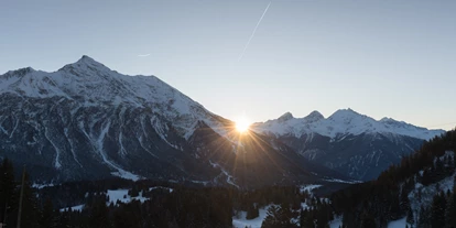 Hotels an der Piste - Hotel-Schwerpunkt: Skifahren & Ruhe - Rueun - Aussicht Berghotel Tgantieni, Lenzerheide - Berghotel Tgantieni
