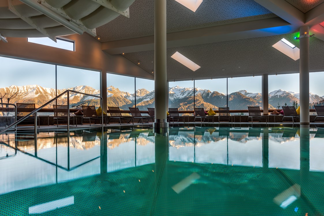 Skihotel: Tolles Panorama in der Familien.Wasserwelt - Baby- & Kinderhotel Laurentius