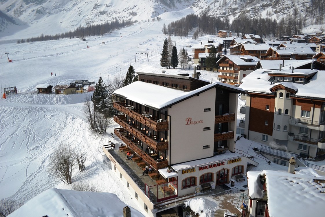 Skihotel: in 2 Minuten zum Ski Lift  - Hotel Bristol *** Saas-Fee