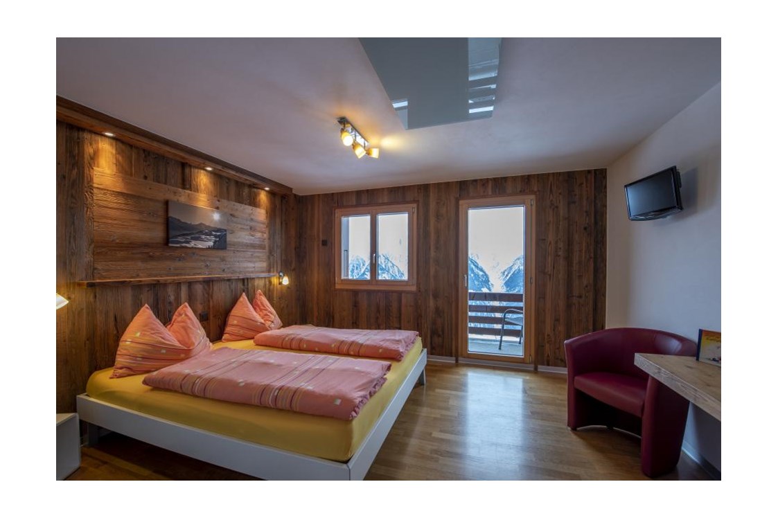 Skihotel: Doppelzimmer süd - Hotel Slalom