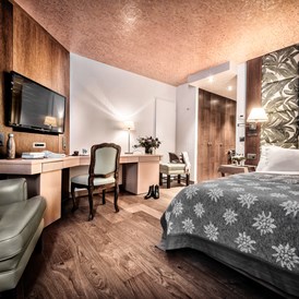 Skihotel: Deluxe Grandlit Zimmer - Tschuggen Grand Hotel 
