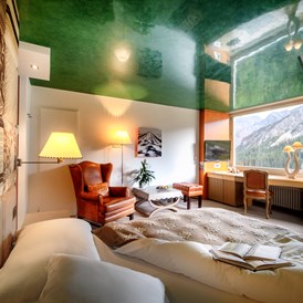 Skihotel: Queen Size Room - Tschuggen Grand Hotel 