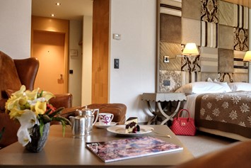 Skihotel: Deluxe Doppelzimmer - Tschuggen Grand Hotel 