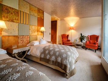 Tschuggen Grand Hotel  Zimmerkategorien Deluxe Doppelzimmer