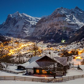 Skihotel: Blick auf Grindelwald - Aspen Alpin Lifestyle Hotel Grindelwald