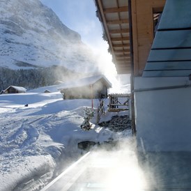Skihotel: Whirlpool direkt an der Piste - Aspen Alpin Lifestyle Hotel Grindelwald