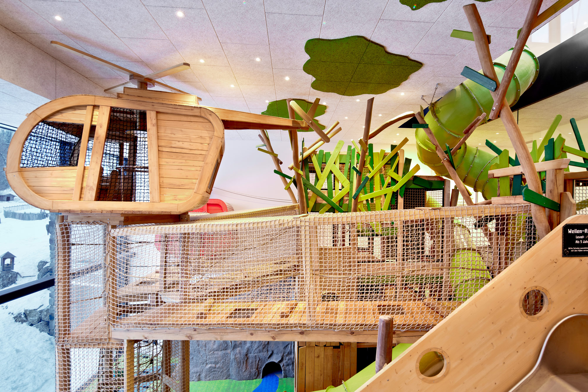 Skihotel: Indoor-Spielplatz Quaki  - Familotel Allgäuer Berghof