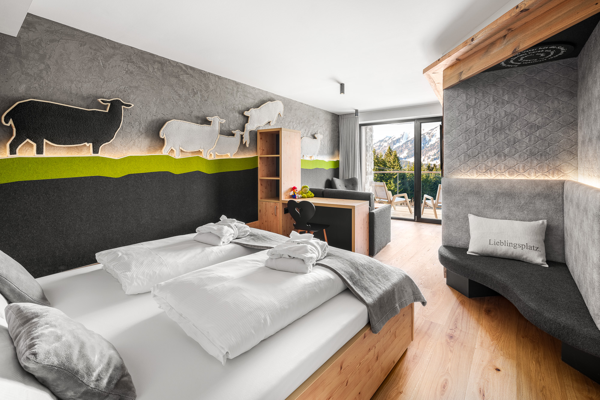 Skihotel: Zimmerbeispiel - Familotel Allgäuer Berghof