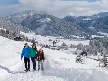Skihotel: Traumhafte Winterwanderungen - Bio-Berghotel Ifenblick