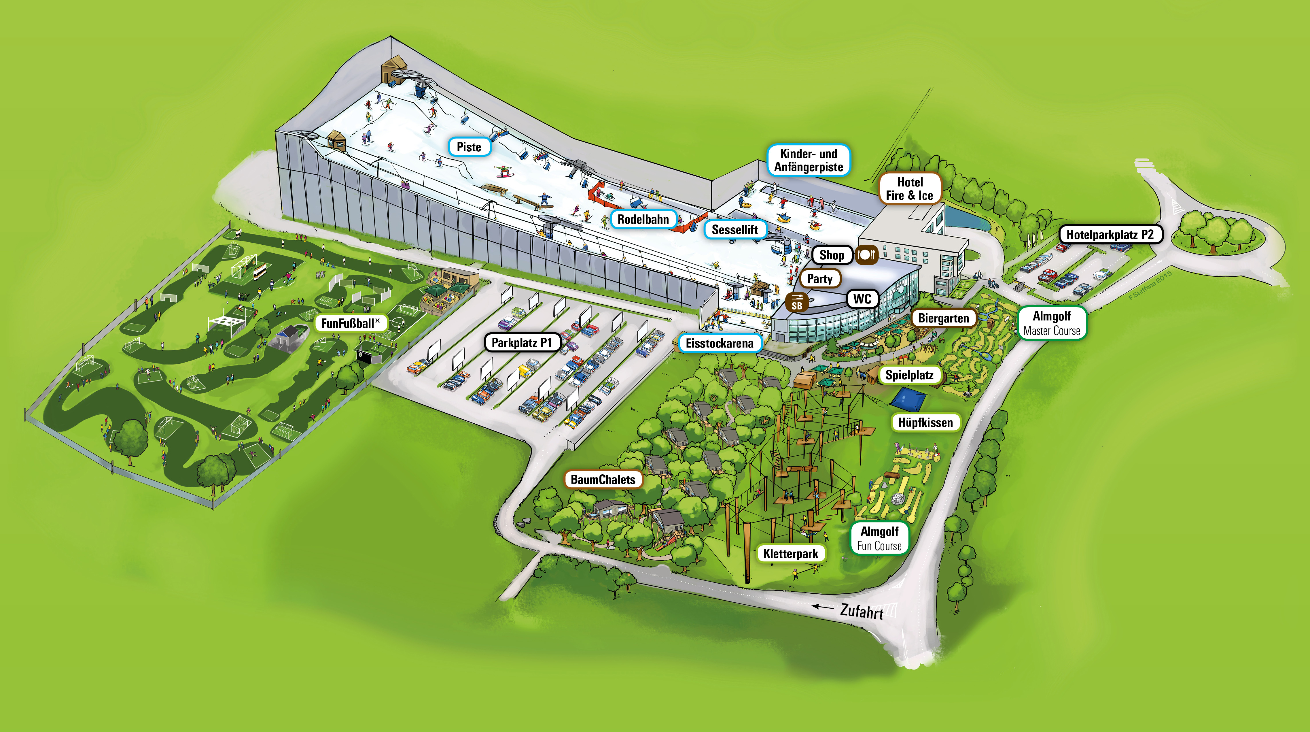 Hotel Fire & Ice Düsseldorf/Neuss Ausflugsziele Alpenpark Neuss