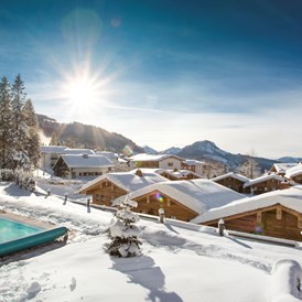 Skihotel: Alpin-Spa auf 3.000 m² mit Innen und Außenpool und Saunalandschaft - Panorama Hotel Oberjoch