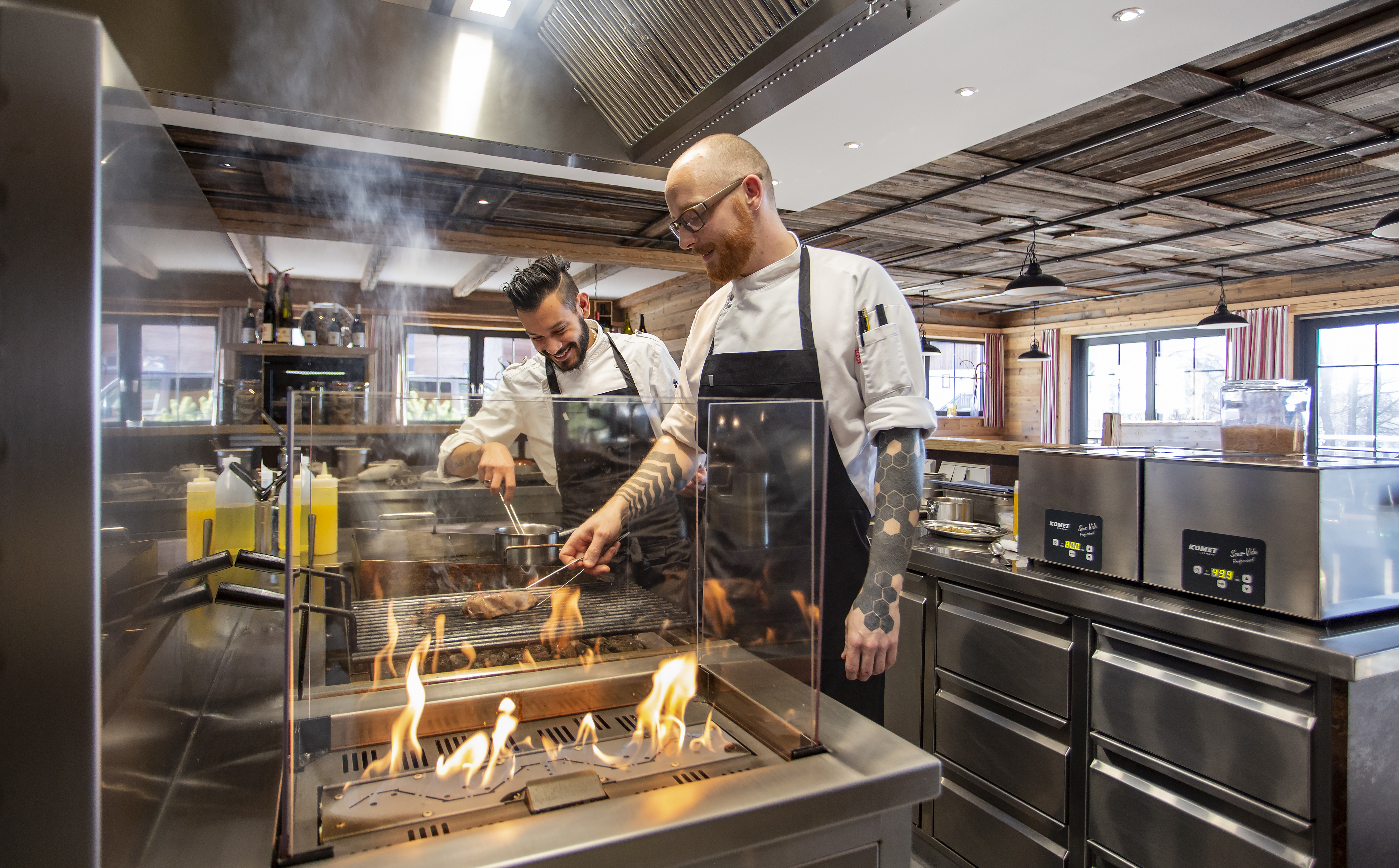 Skihotel: Restaurant 1200 NN, Zwölfhundert NN im Alpin Chaletdorf - Panoramahotel Oberjoch