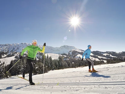Hotels an der Piste - barrierefrei - Langlauf-Loipen in direkter Umgebung bis ins Tannheimer Tal - Panoramahotel Oberjoch