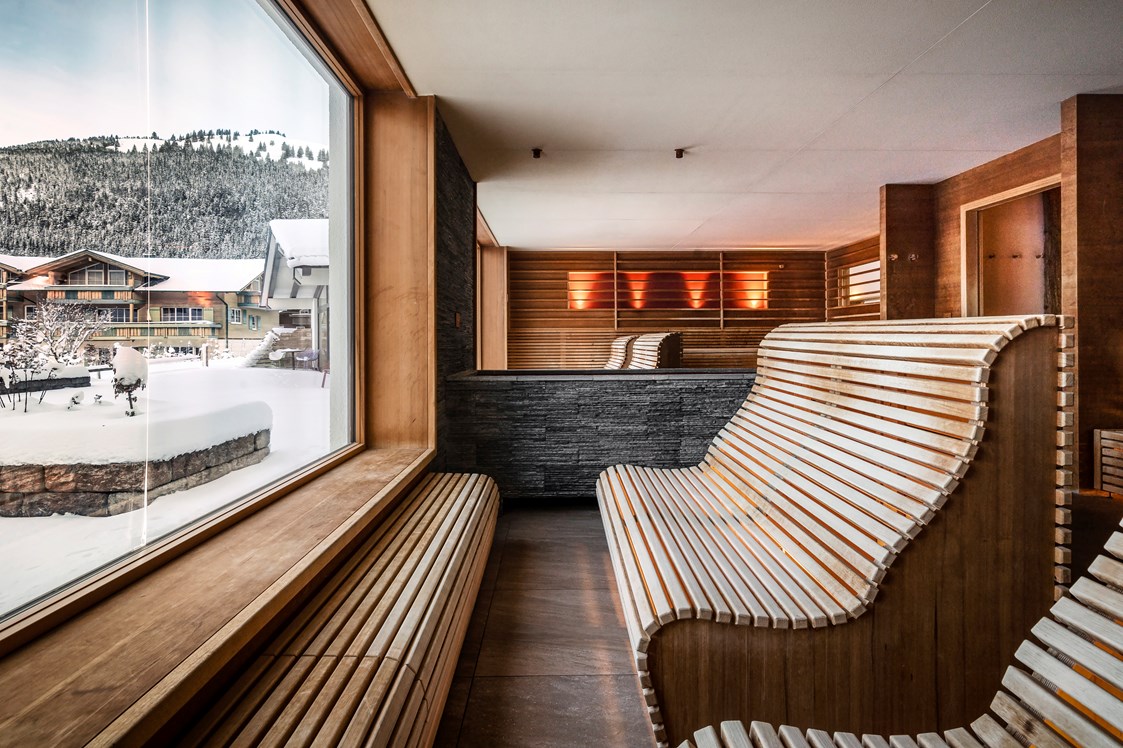 Skihotel: Entspannen Sie im Wellnessbereich des Panoramahotels - Alpin Lodges Oberjoch