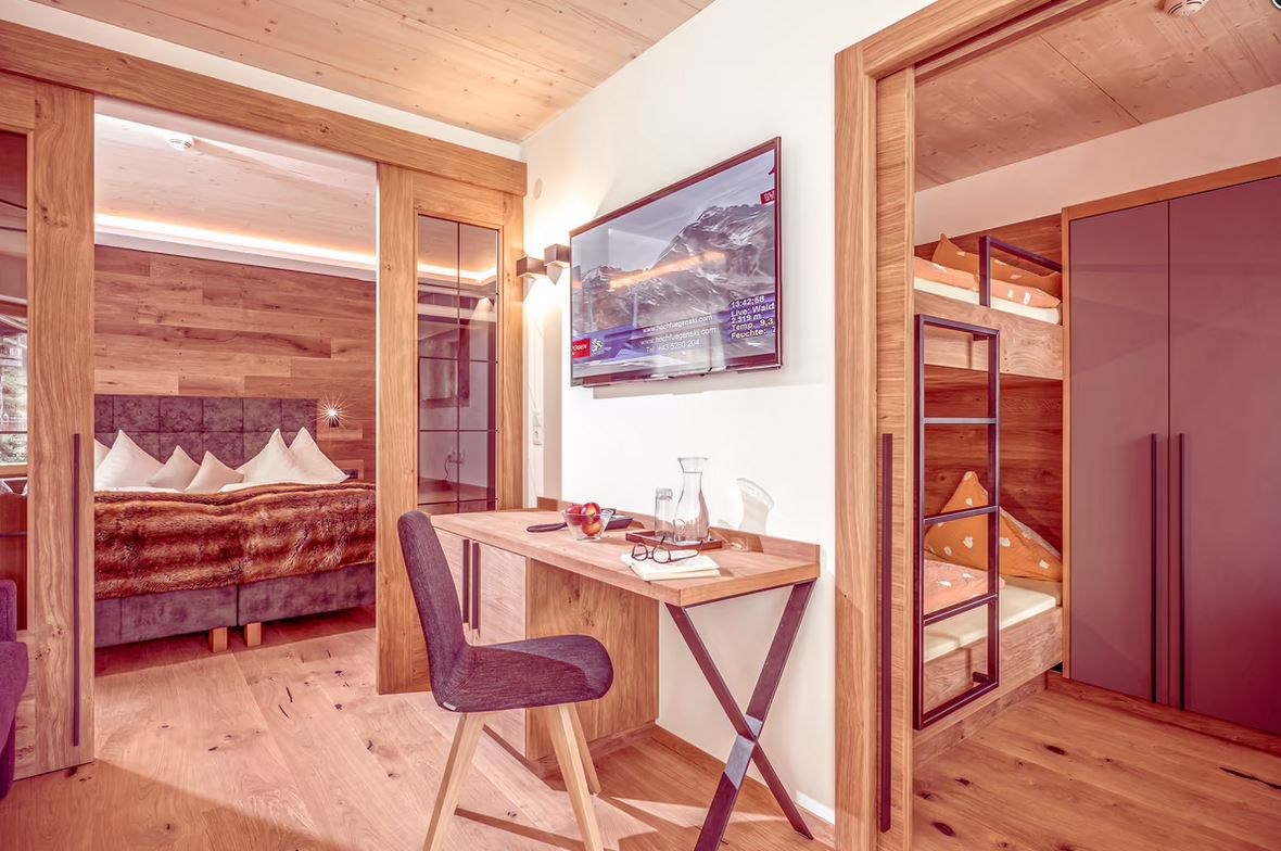 Alpin Family Resort Seetal ****s Zimmerkategorien Appartement Gartenblick