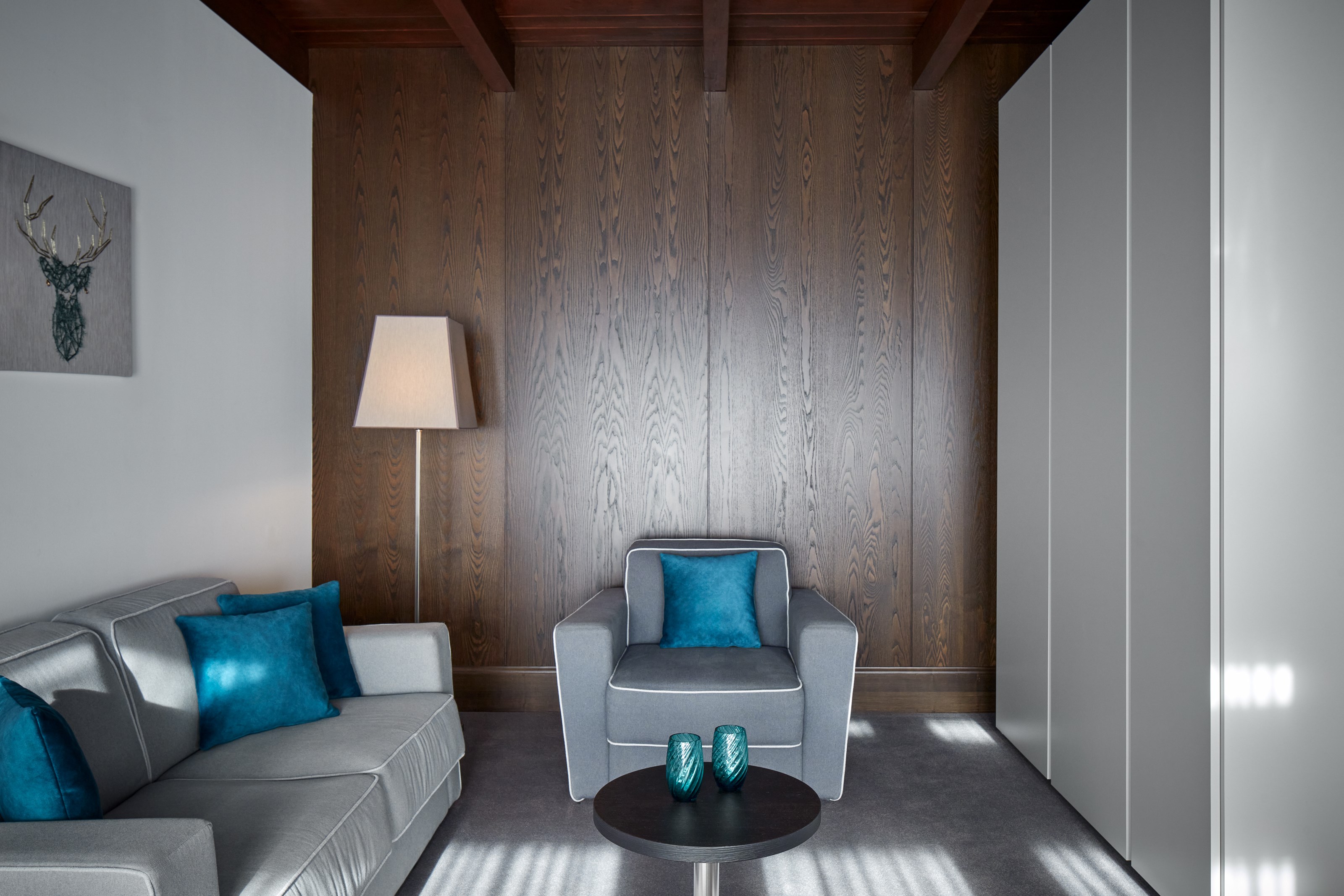 Skihotel: Wohnzimmer in der Suite Superior - Hotel & Spa Wulfenia