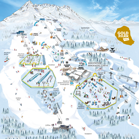 Skihotel: Goldpark Panorama  - Valrunzhof direkt am Seilbahncenter 