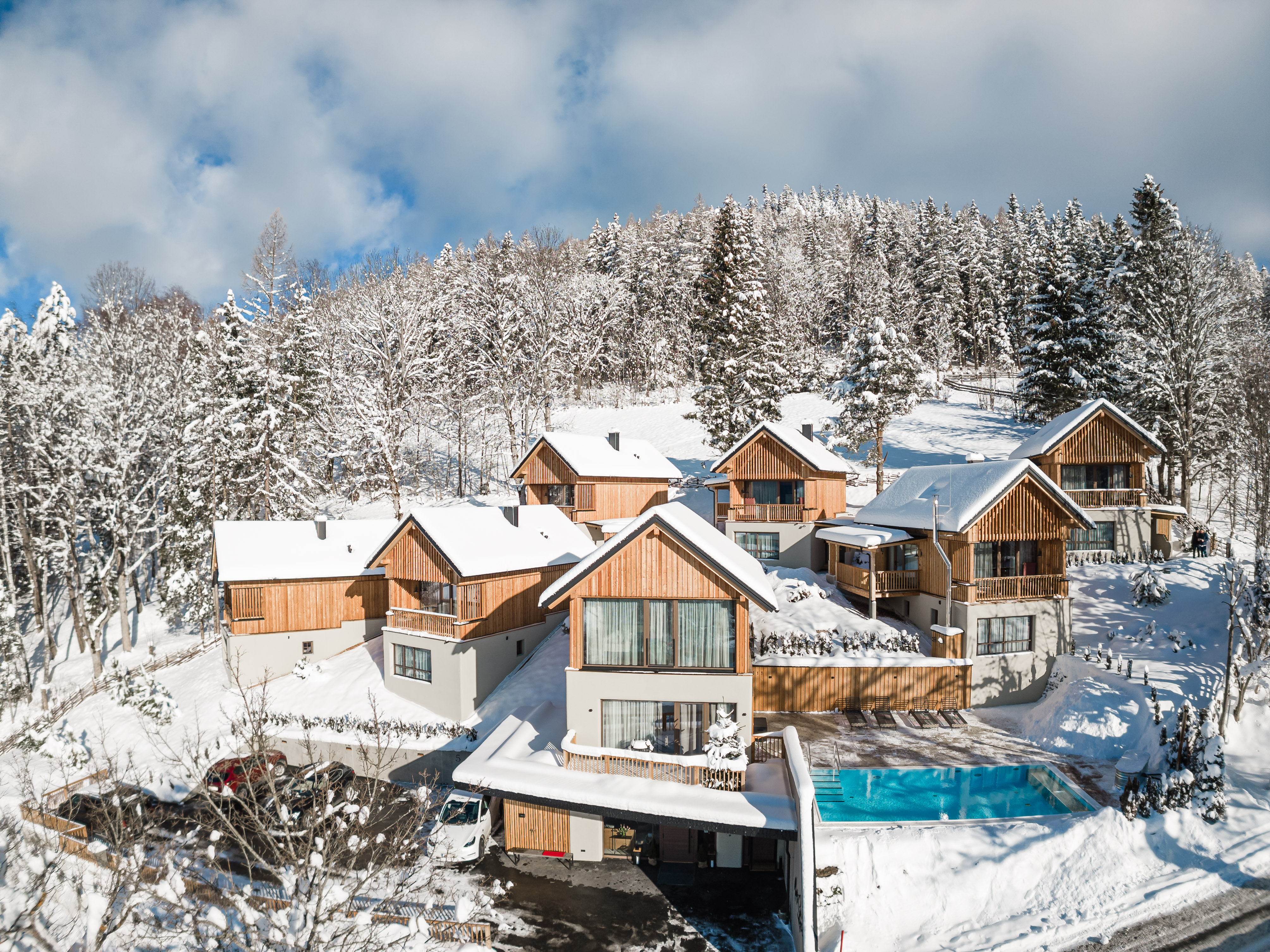 Hotels an der Piste - Rodeln - Österreich - Hideaway Hotel**** Montestyria Chalets & Suiten