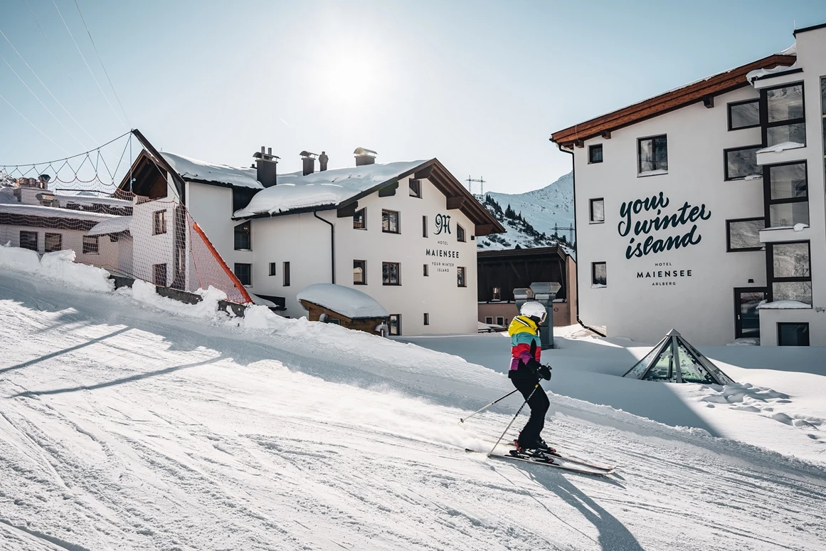 Skihotel: Hotel Maiensee direkt an Piste und Sesselbahn
St.Christoph - Galzig - Hotel Maiensee