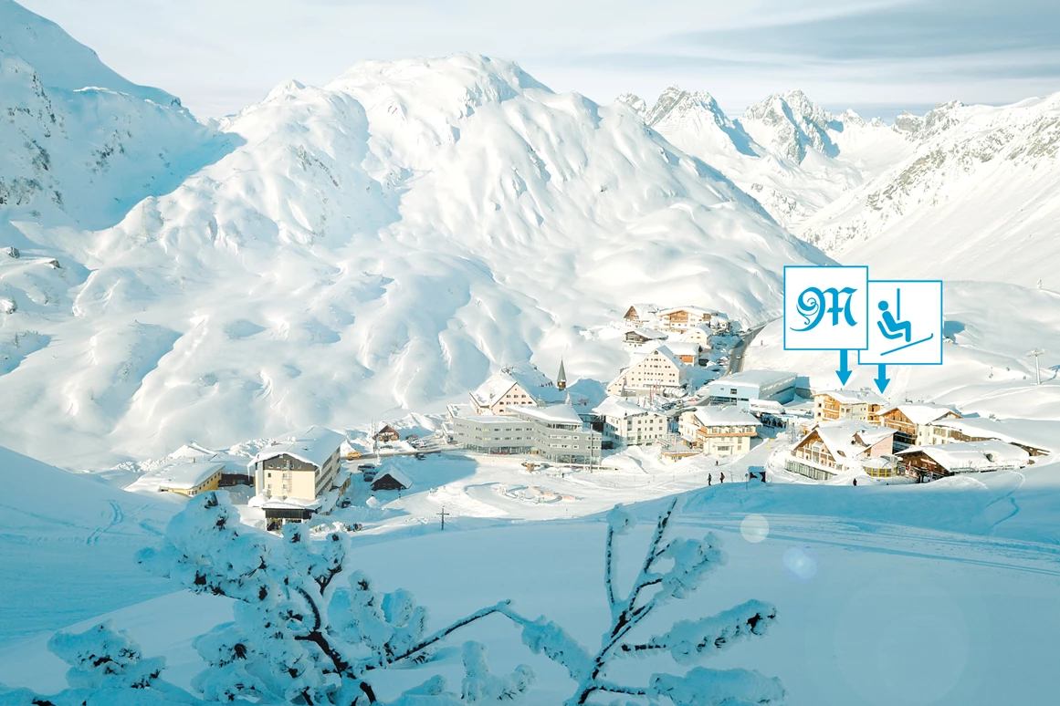 Skihotel: Der idylische Ort St. Christoph mitten im Herzen vom weltberühmten SKI  ARLBERG. - Hotel Maiensee