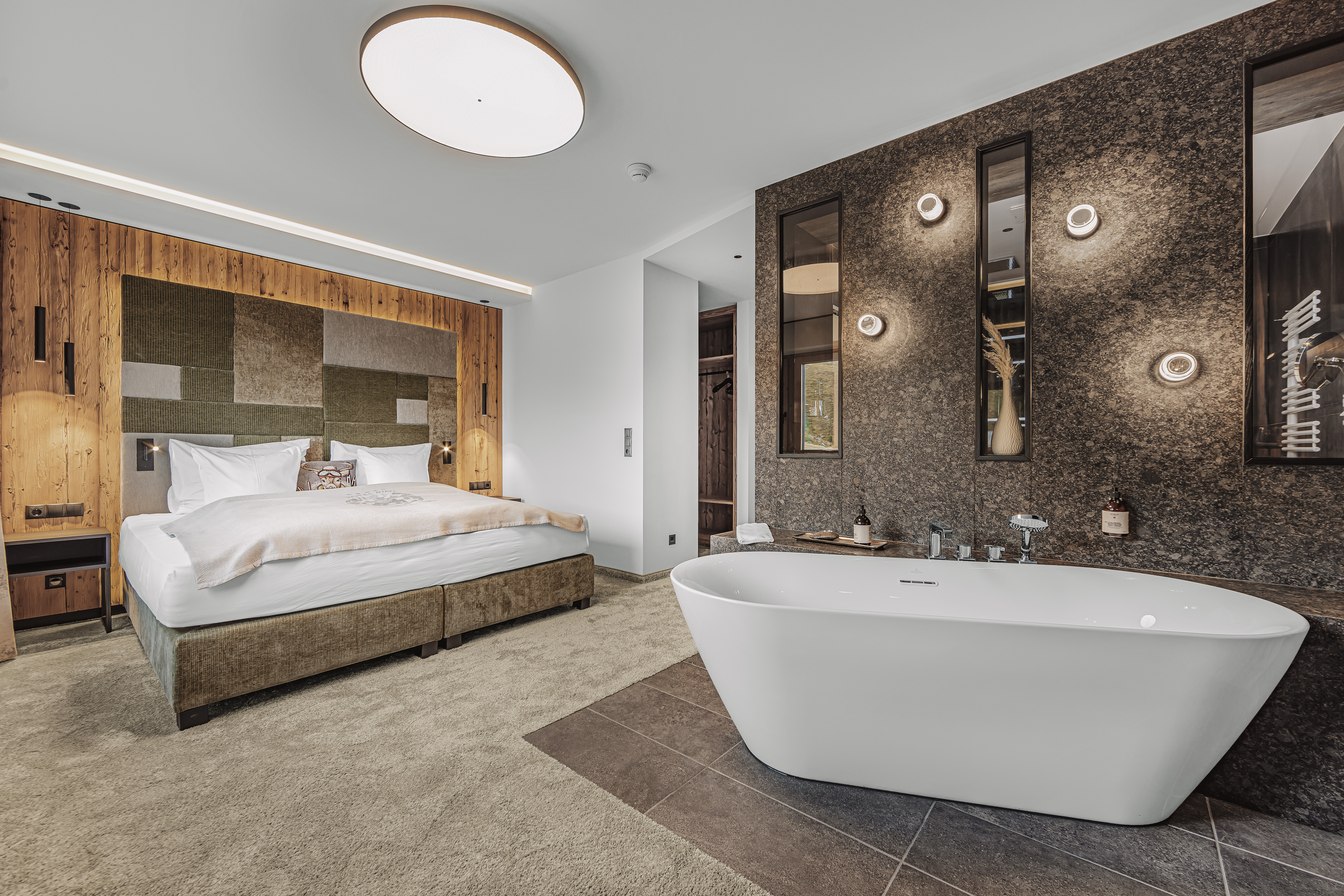 Skihotel: Luxuschalet - Riml – DAS RESORT in Hochgurgl - Wohnen | Schlafen