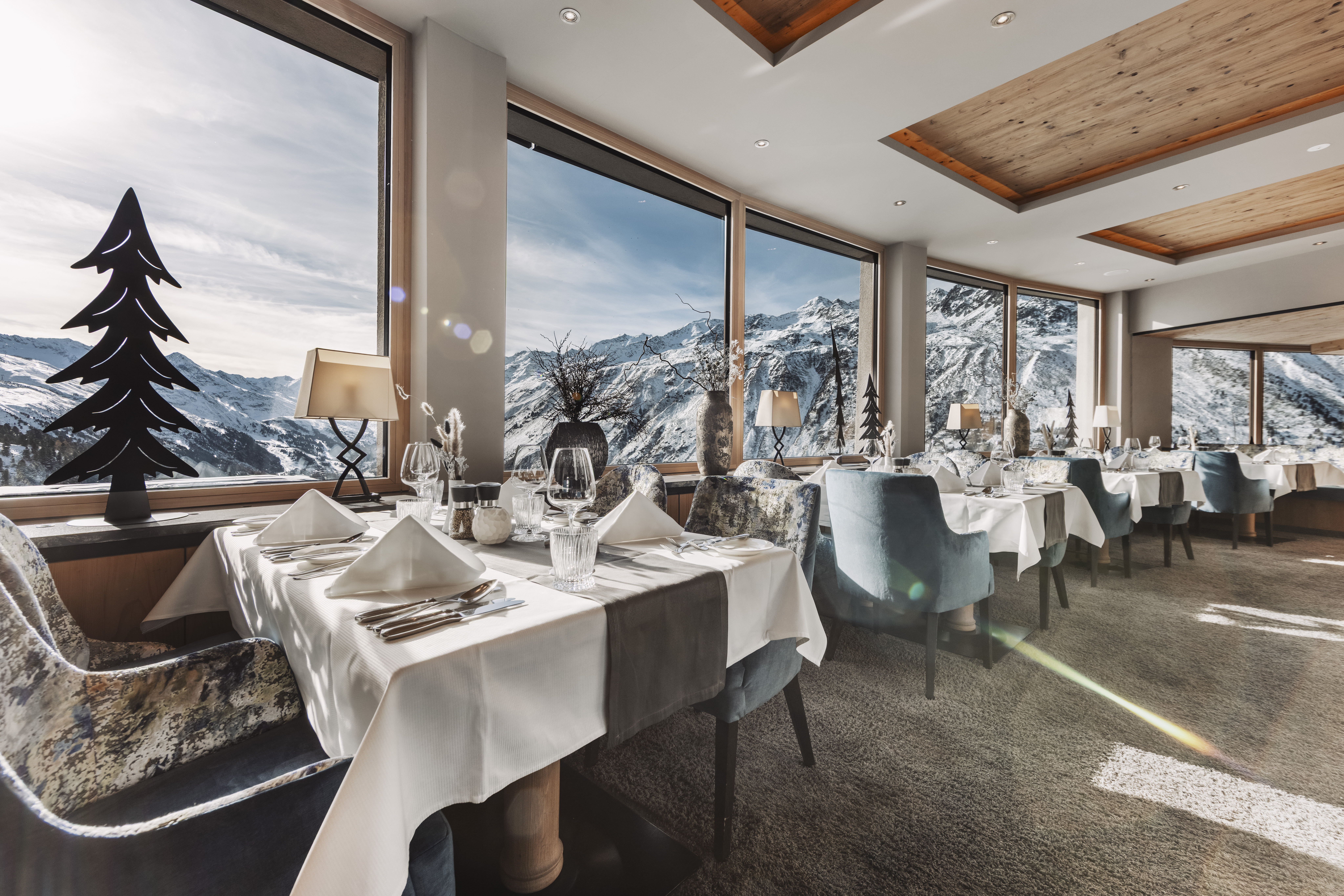 Skihotel: Restaurant - Riml – DAS RESORT in Hochgurgl - Kulinarik | Restaurant