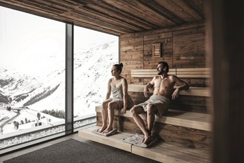 Skihotel: Sauna mit Aussicht  - Ski- & Wellnessresort Hotel Riml