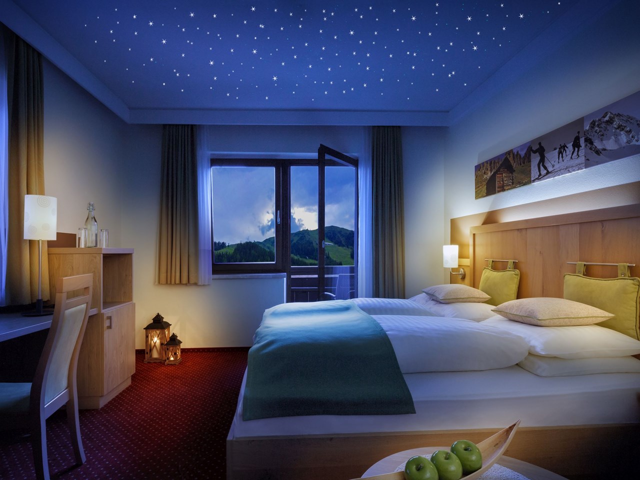 Hotel Lärchenhof Katschberg Zimmerkategorien Doppelzimmer Sternenhimmel