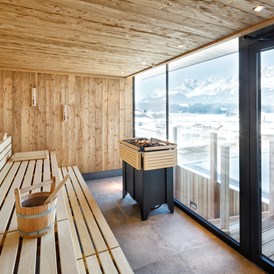 Skihotel: Panorama Familien-Textil-Sauna - Hotel Penzinghof