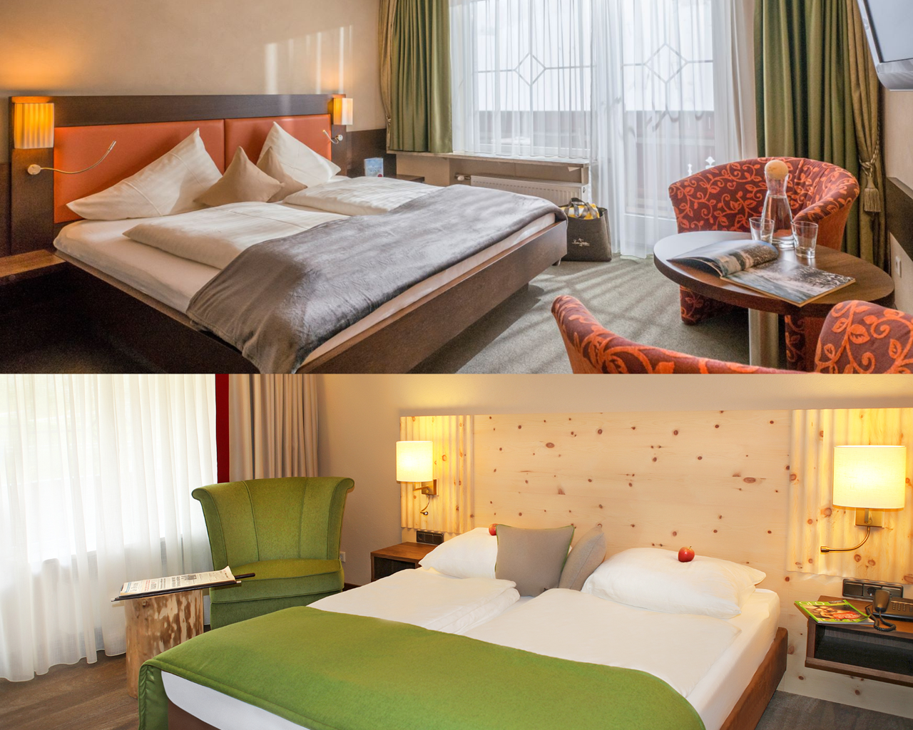 Berghotel Hochfügen**** Zimmerkategorien Doppelzimmer "Holzalm" 