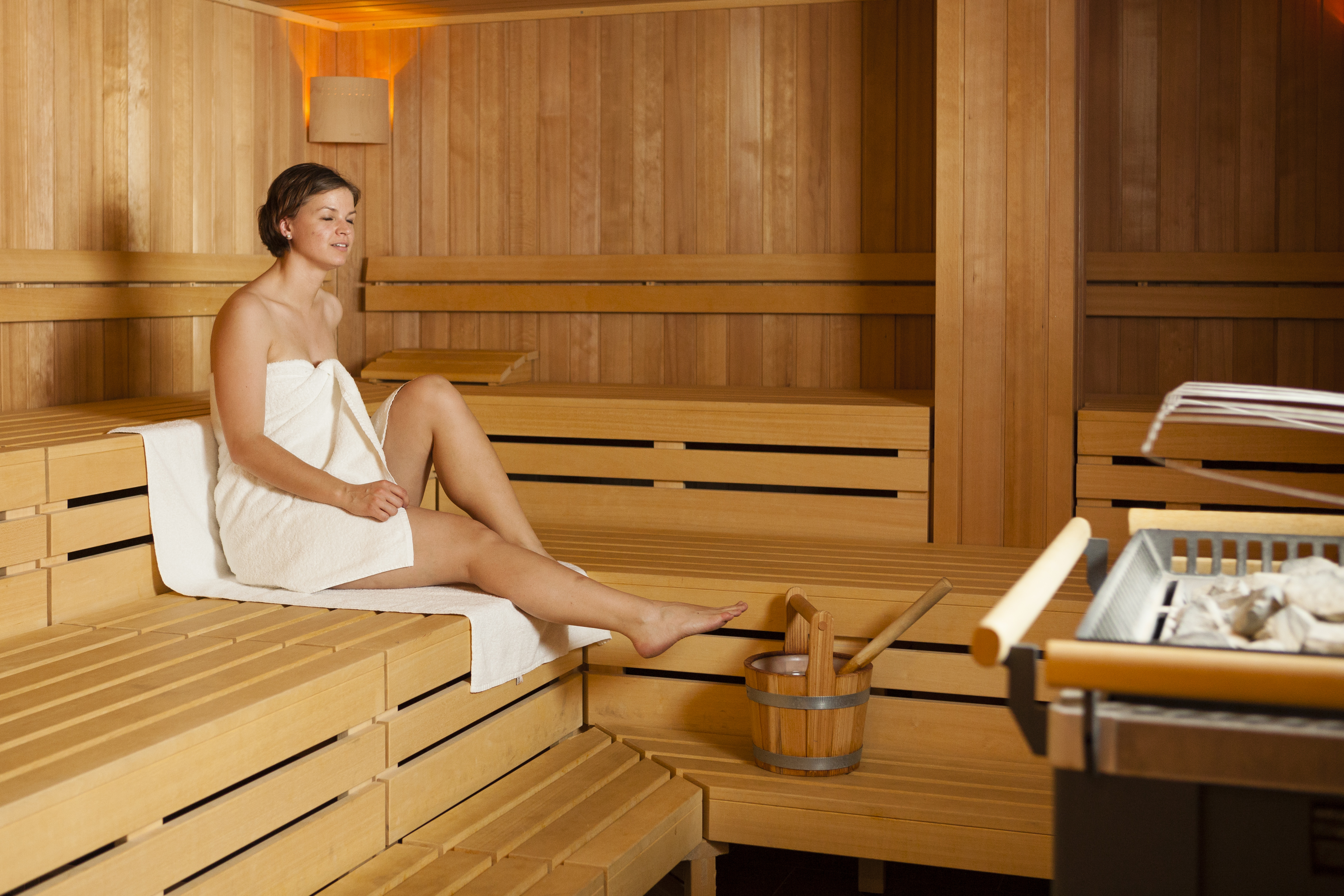Skihotel: Finnische Sauna im Sport Spa - Explorer Hotel Berchtesgaden - Wellness | Spa