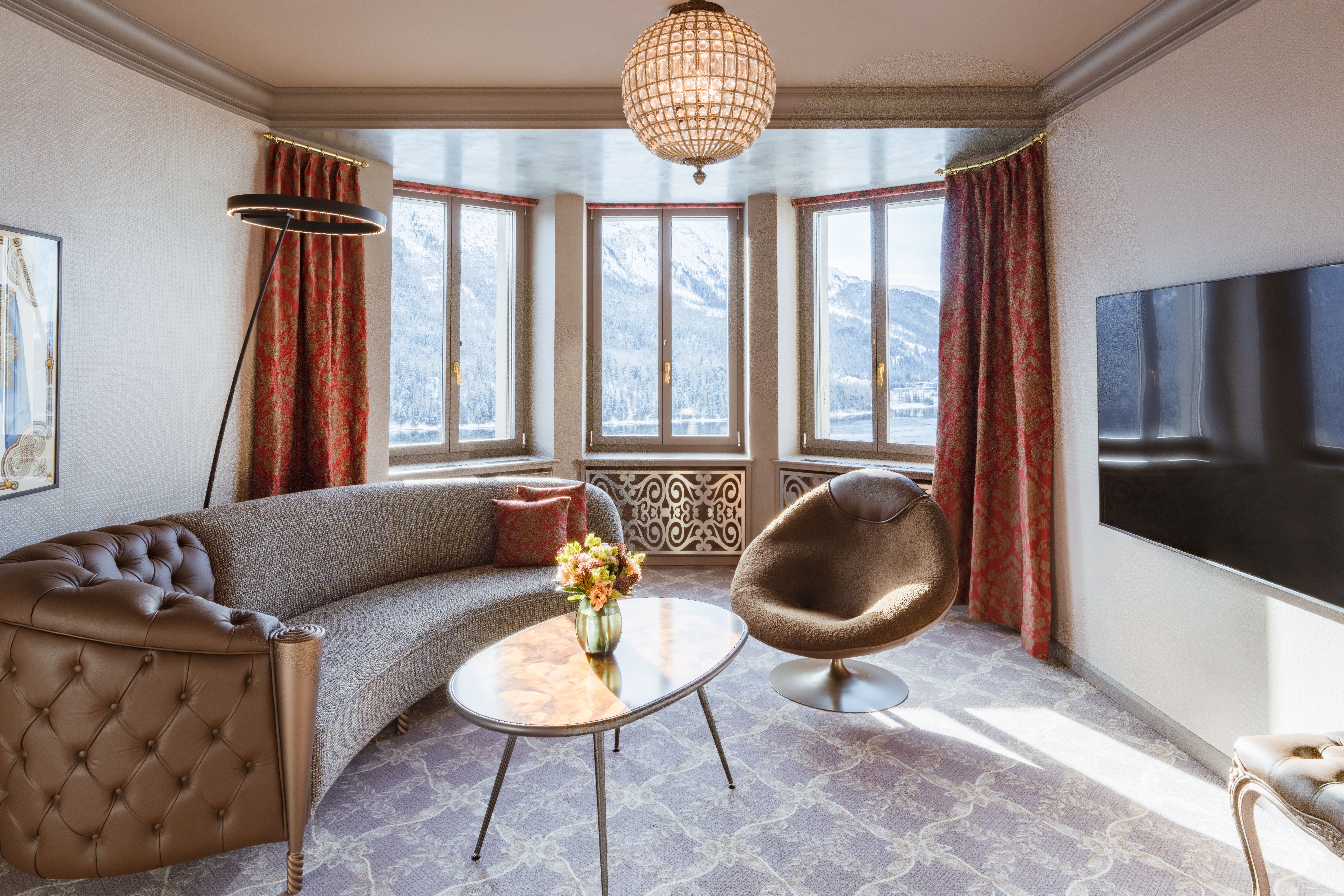 Carlton Hotel St.Moritz Zimmerkategorien Deluxe Suite