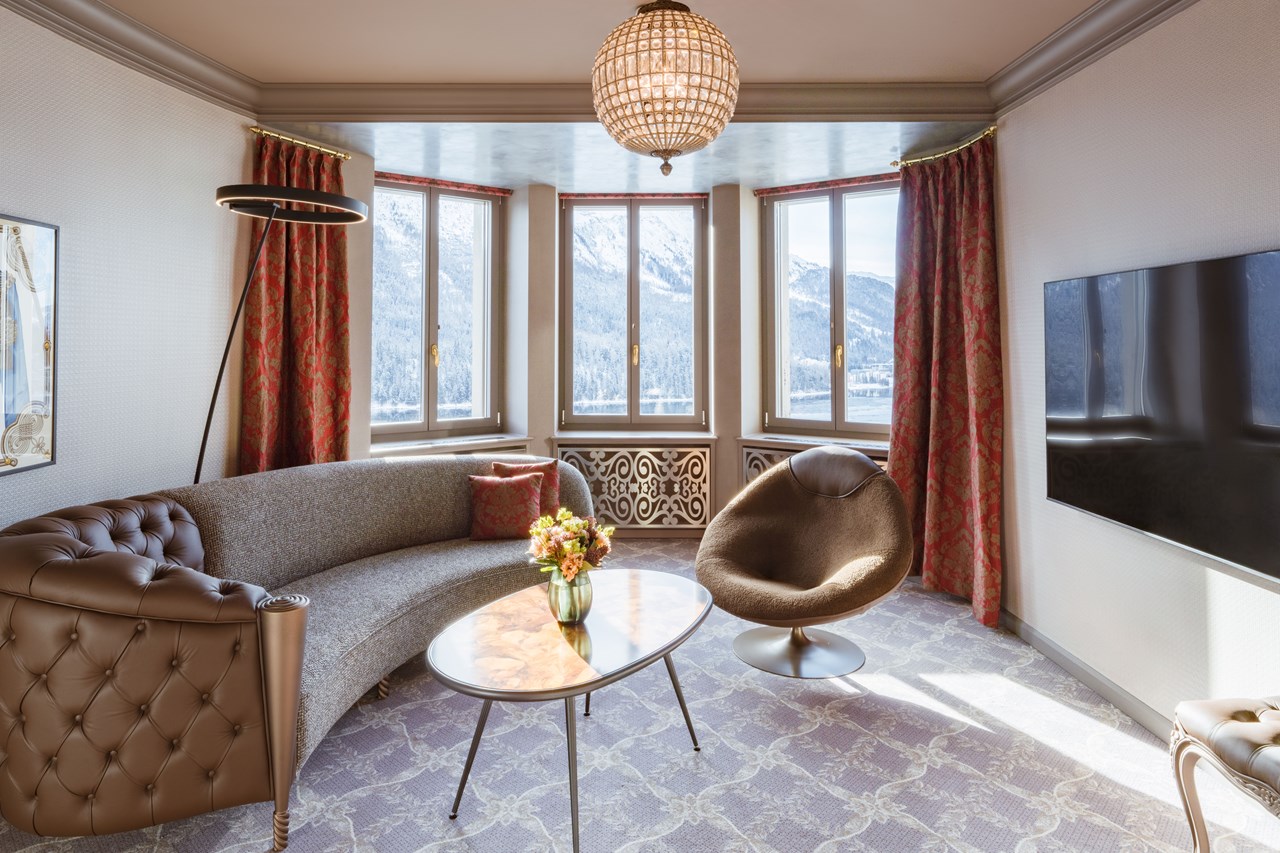 Carlton Hotel St.Moritz Zimmerkategorien Deluxe Suite