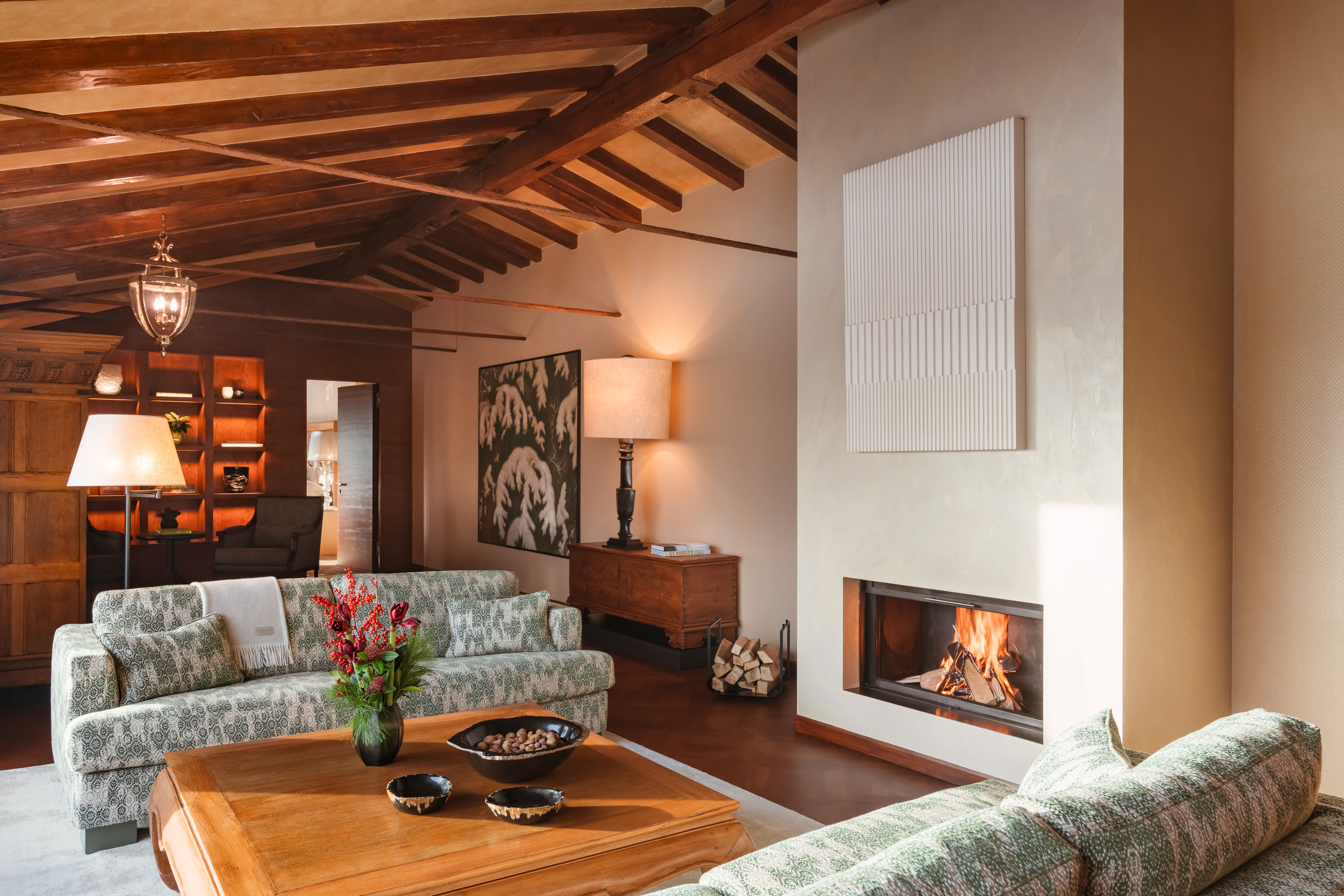 Skihotel: Carton Penthouse Suite - Carlton Hotel St.Moritz - Wohnen | Schlafen