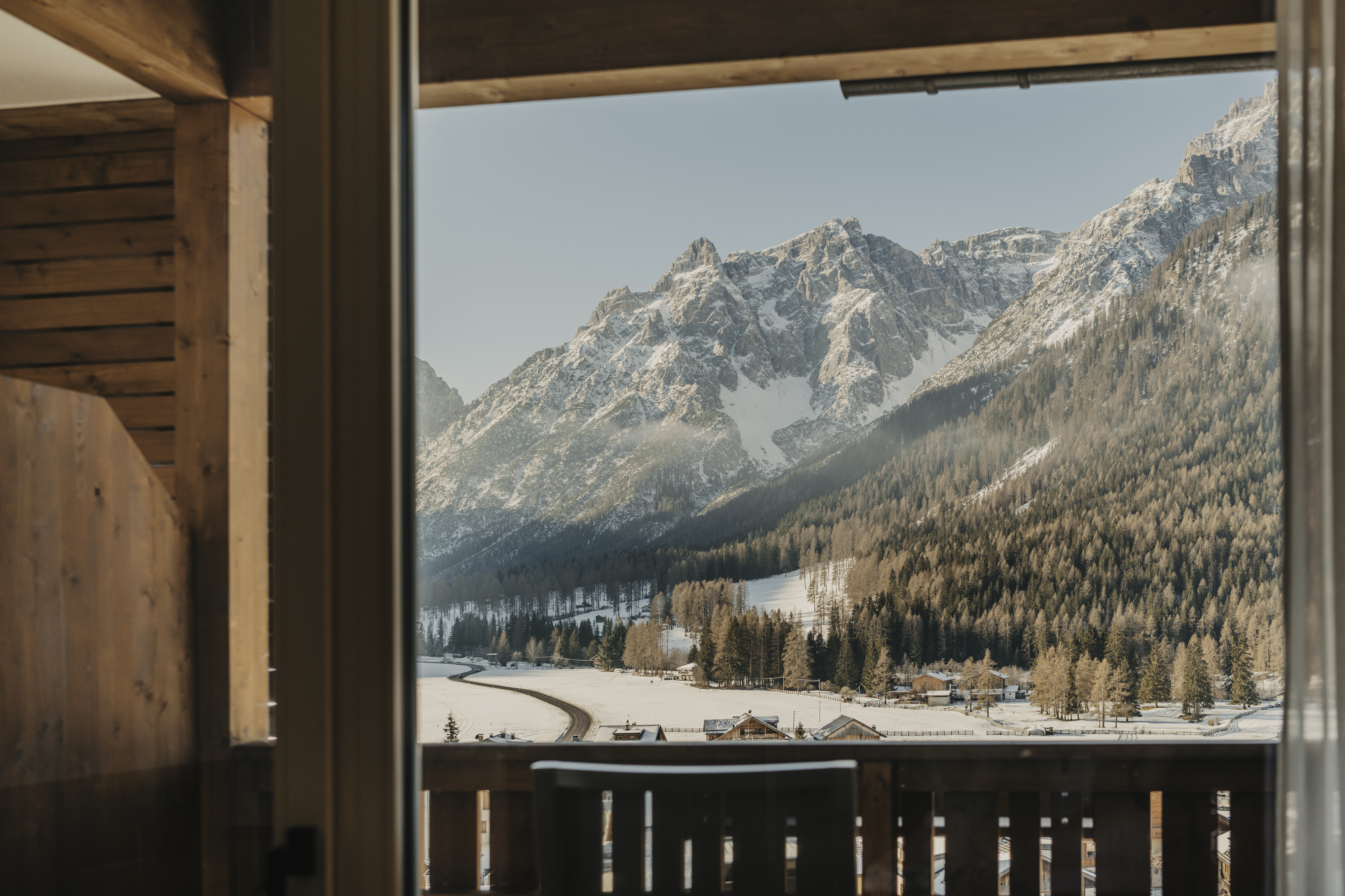 Skihotel: Blick vom Balkon - Hotel Royal ***S